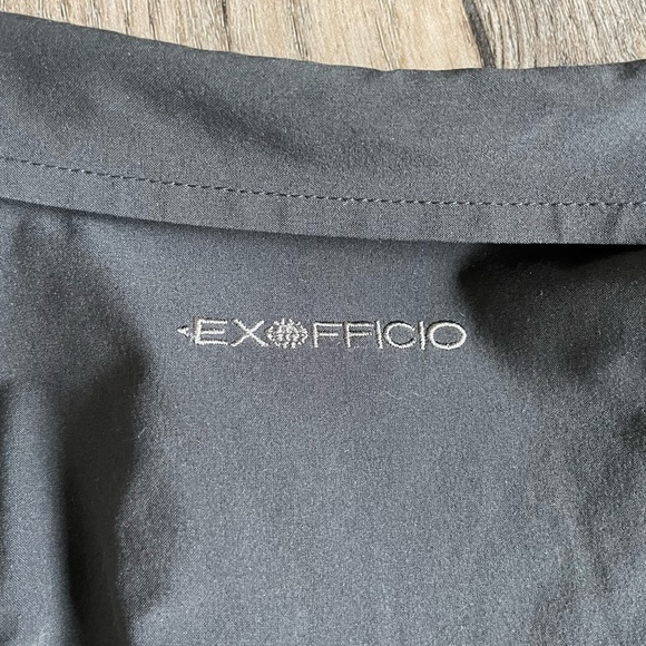 ExOfficio Long Sleeve Lightscape Black Button Up Shirt, size xs, 4-6 - Picture 8 of 10